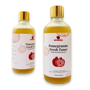 Mathakadara Pomegranate Fresh Toner skincare bottle with refreshing balancing toner for hydrated healthy glowing skin
